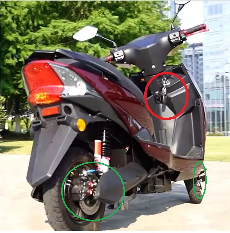 Dual Disk Brake / key withe fob